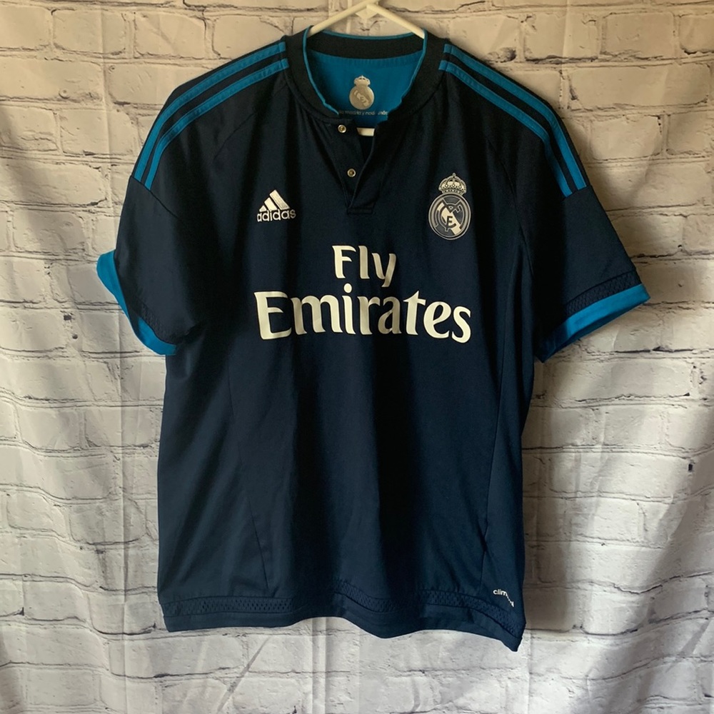 Real Madrid Fly Emirates Fútbol Club Jersey, US Medium